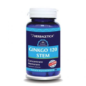 GINKGO 120 STEM, Herbagetica 120 capsule