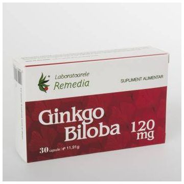 GINKGO BILOBA 120mg 30cps, Remedia