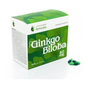 GINKGO BILOBA 40mg, Remedia 30 capsule