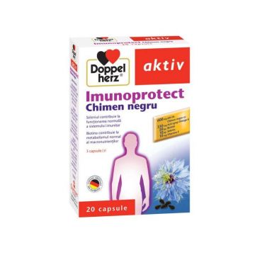 IMUNOPROTECT CHIMEN NEGRU DOPPEL AKTIV 20cps, Doppelherz