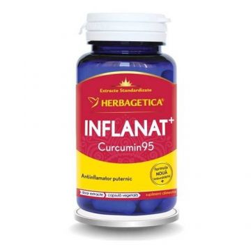 Inflanat + Curcumin95, HERBAGETICA 120 capsule