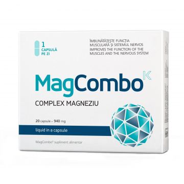 MagCombo Complex Magneziu 940mg 20cps, Visislim