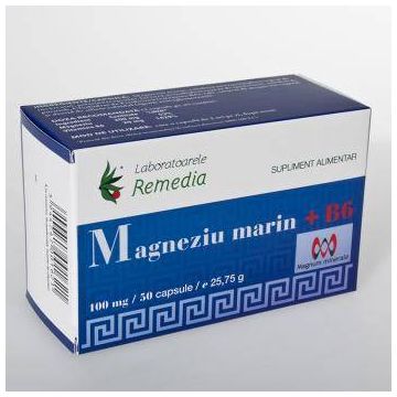 MAGNEZIU + B6 50cps, Remedia