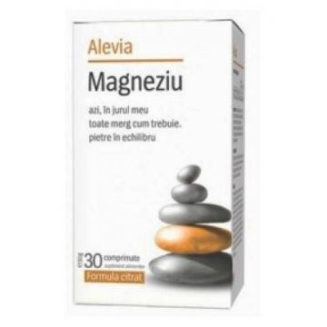 Magneziu formula citrat 30cpr, Alevia