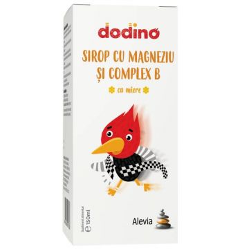 Magneziu si Complex B Sirop DODINO 150ml, Alevia