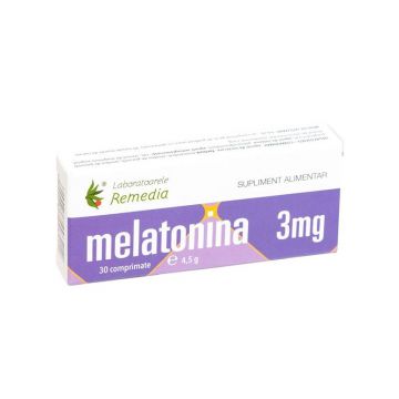 MELATONINA 3mg 30cpr, Remedia