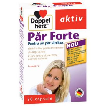 PAR FORTE BIOTINA + ZINC DOPPEL AKTIV 30cps, Doppelherz