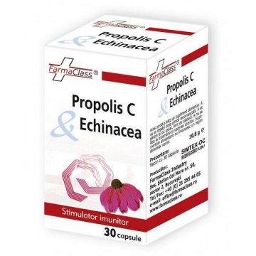 PROPOLIS VITAMINA C SI ECHINACEEA 30cps, FARMACLASS