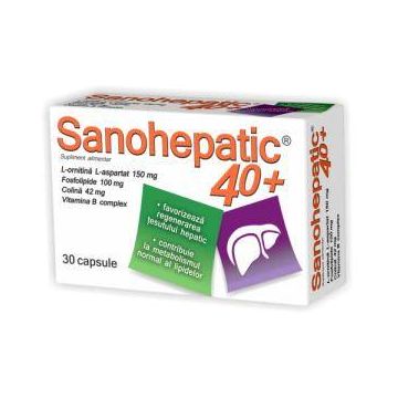 SANOHEPATIC 40+ 30cps, ZDROVIT