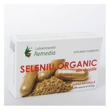 SELENIU ORGANIC 200mcg 30cps, Remedia