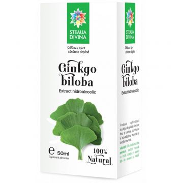 TINCTURA GINGKO BILOBA 50ml, Steaua Divina