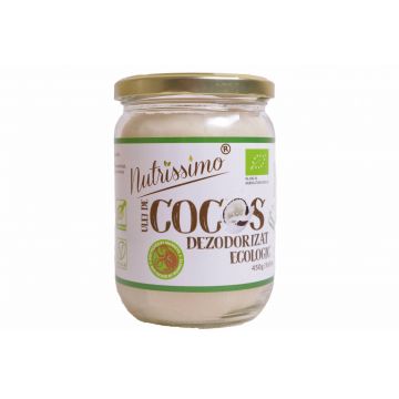 Ulei Cocos dezodorizat eco-bio 1000ml, Nutrissimo