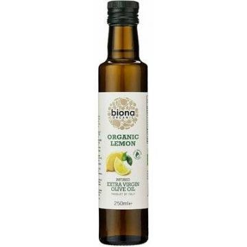 Ulei de masline extravirgin cu lamaie eco-bio 250ml, Biona