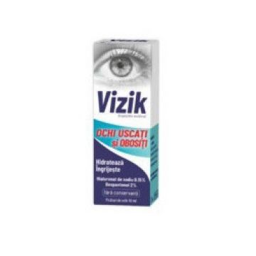 VIZIK PICATURI PENTRU OCHI USCATI SI OBOSITI 10ml, Zdrovit