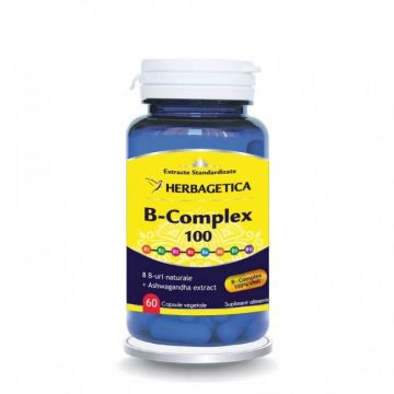 B Complex 100 - Herbagetica 60 capsule