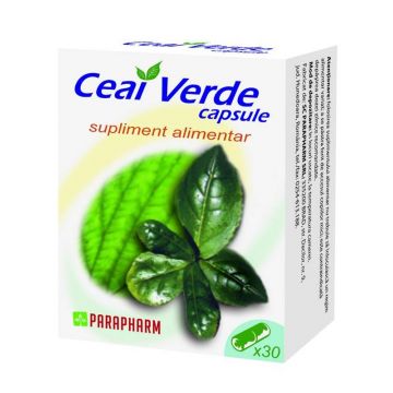 Ceai Verde, 30cps - Parapharm