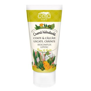 Crema hidratanta pentru coate si calcaie uscate si crapate, 50ml - CETA