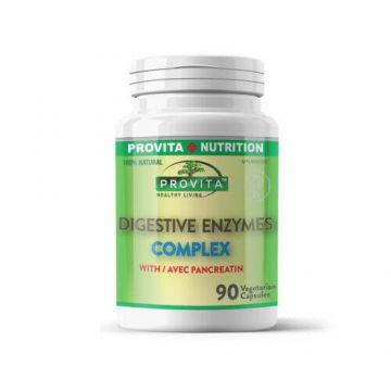 Digestive Enzymes, 90cps - Organika