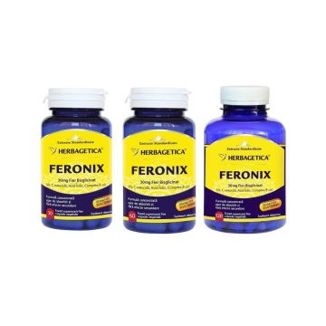 Feronix (Fier Bisglicinat) - Herbagetica 120 capsule