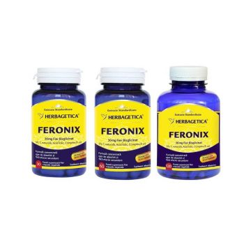 Feronix (Fier Bisglicinat) - Herbagetica 30 capsule