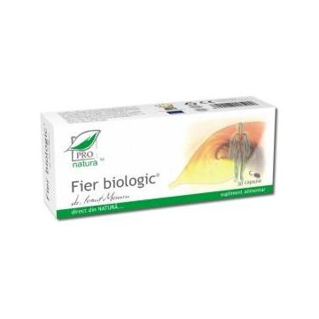 Fier biologic, 60cps si 30cps - MEDICA 30 capsule