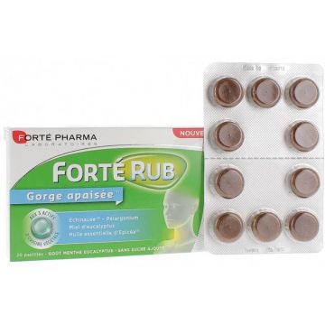 Forte Rub Gorge, 20cpr - Forte Pharma