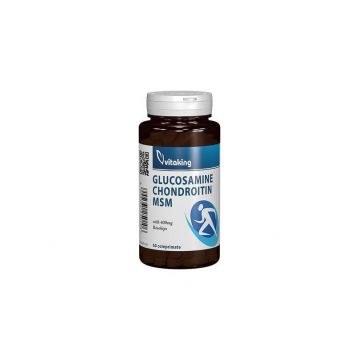 Glucozamina, Condroitina si MSM 60 cpr - VITAKING