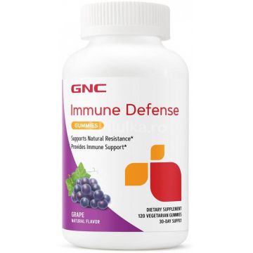 Jeleuri cu aroma de struguri, Immune Defense, 120 buc - GNC