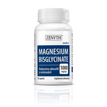 Magnesium Bisglycinate 1000mg 30cps Zenyth