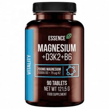 MAGNEZIU cu VITAMINA D3, K2 si B6, 90tb, ESSENCE