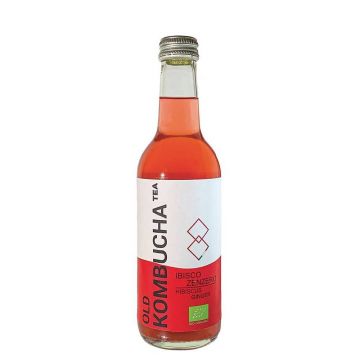 Old Kombucha Bio - hibiscus și ghimbir 330ml