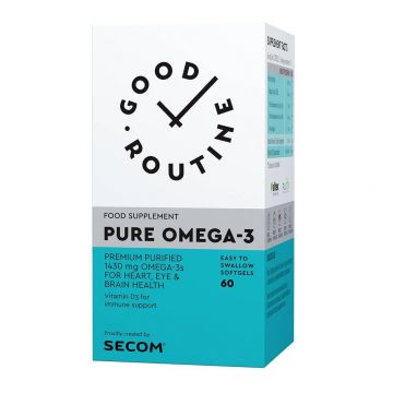 Pure-Omega-3 - 60cps, Good Routine, Secom