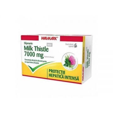 Silymarin Milk Thistle Max, 7000mg, 30cpr - Walmark