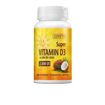 Super VITAMINA D3 - 2000UI - Zenyth 30 capsule