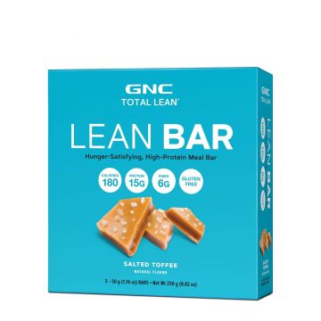 Total Lean Baton Proteic Fibre & Caramel Sarat, 50 Gr- GNC