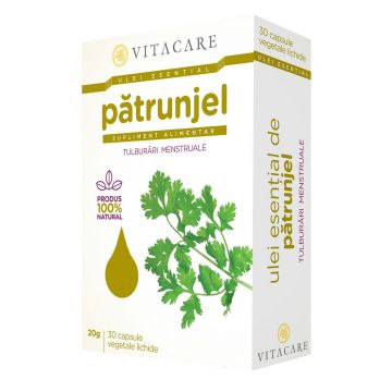 Ulei esential de Patrunjel, 30cps - Vitacare