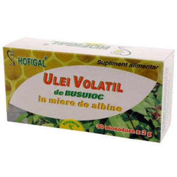 Ulei volatil de busuioc in miere de albine, 30monodoze - Hofigal