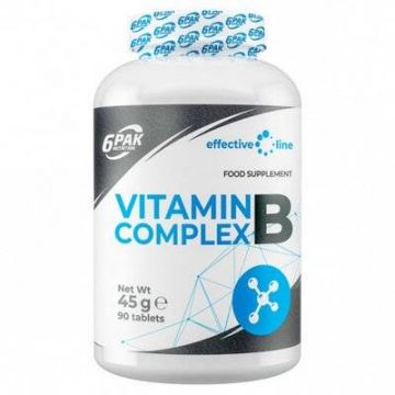 VITAMINA B COMPLEX, 90tb, 6PAK NUTRITION