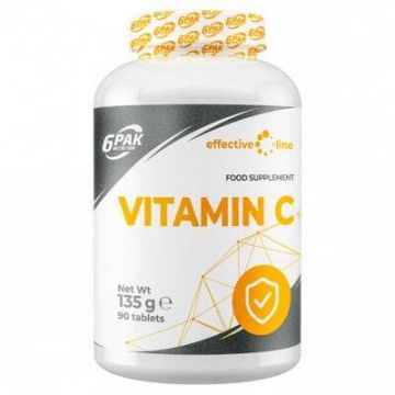 VITAMINA C 1000MG, 90tb, 6PAK NUTRITION