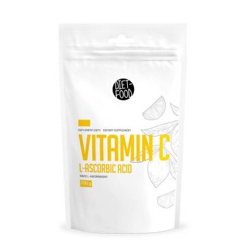 Vitamina C (acid L-ascorbic) pulbere 200g, Diet Food