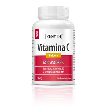 Vitamina C pulbere, 150g - Zenyth
