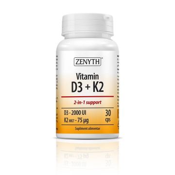Vitamina D3+K2 30cps - Zenyth
