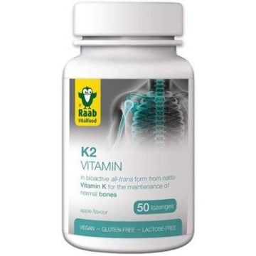 Vitamina K2 1500mg, 50tb, RAAB