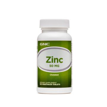 Zinc, 50 Mg, 100 Tablete- GNC