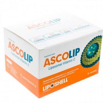 Ascolip, 1000 Mg, 30 Plicuri - LIPOSHELL