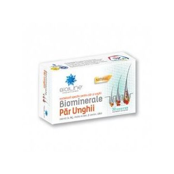BIOMINERALE PAR SI UNGHII 30 cpr - Helcor