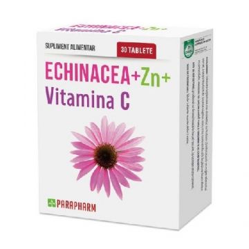 Echinaceea + Zinc + Vit C 30tab Parapharm