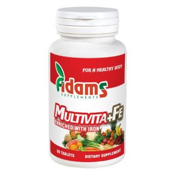Multivita+Fe 90tab. Adams Supplements