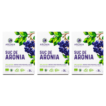 PROMO: 3x3L Suc Aronia ECO (RO-ECO-029)