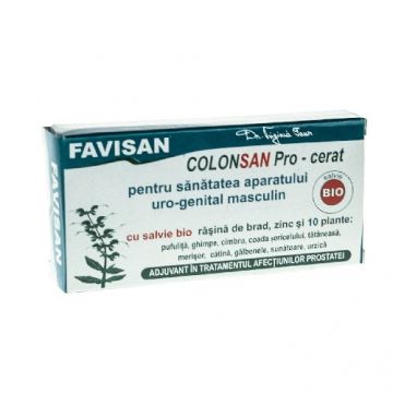 Supozitor ColonSan Pro cu 10 plante 10buc Favisan
